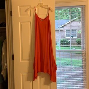 Coral Gianni Bini midi flowy summer dress
